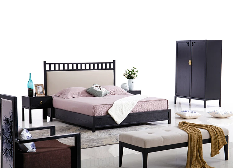 High Back Design Wholesale Fabric Bed Soft Adult Bedroom Furniture Set Solid Wood Double Bed For Sale Buy Double Bed Designs In Wood Bedroom