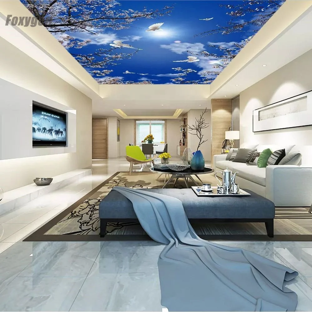 Decorative Pvc Decorative Hanging Ceiling Panels Stylish Stretch