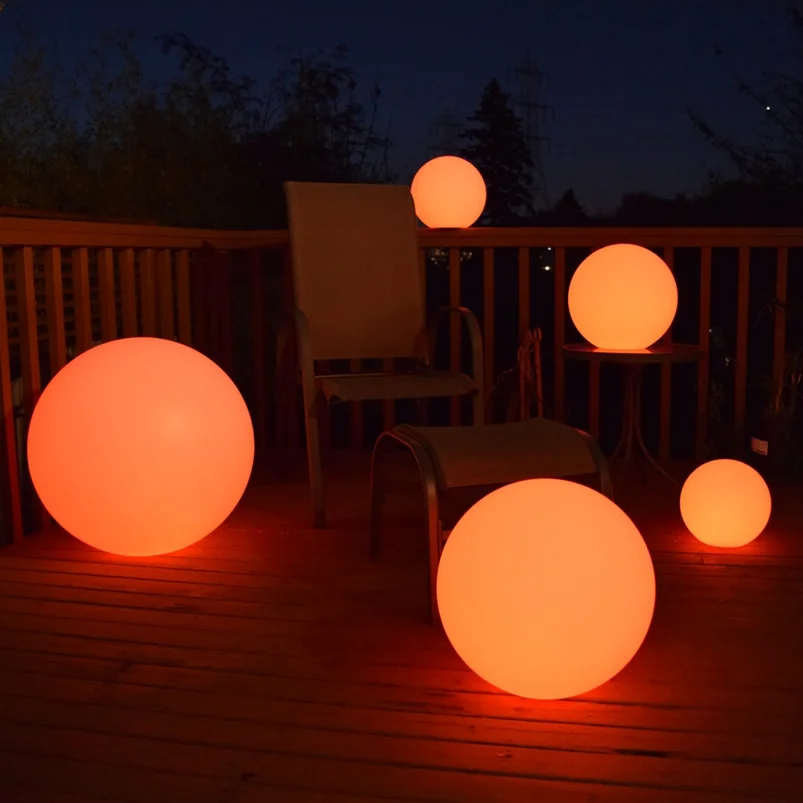 Outdoor Led Glow Ball Light Rgb Color Changing Ball Buy Led Glow Ball