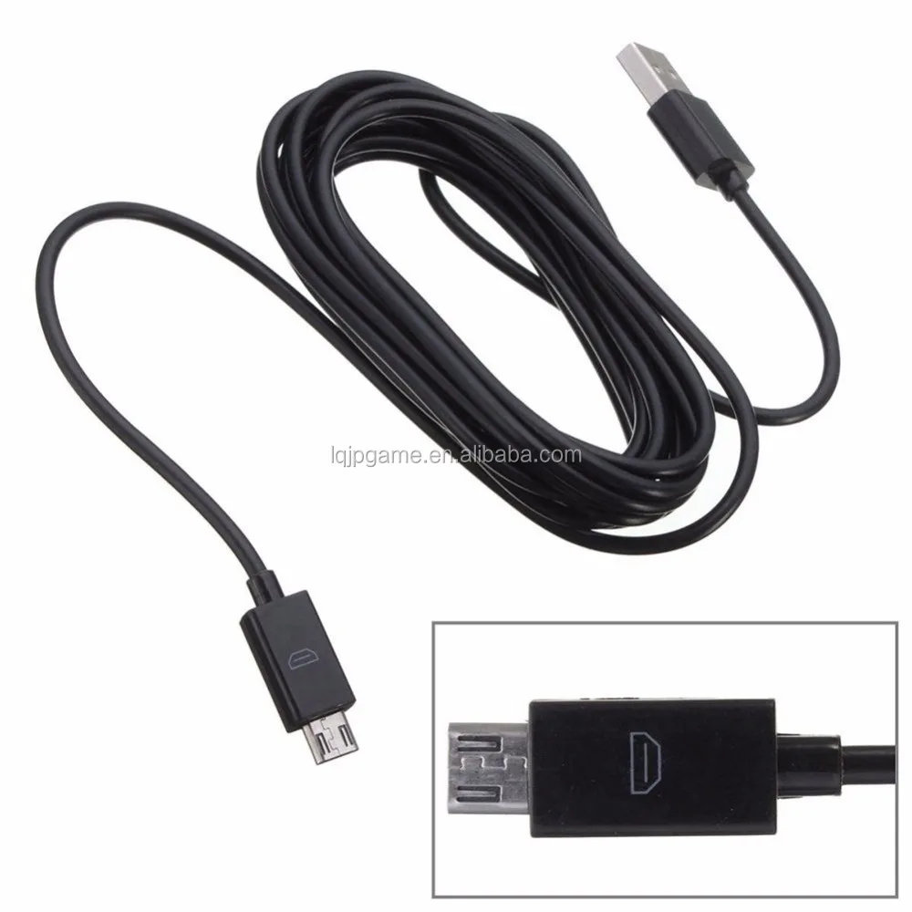 For PS4 Controller Cable 1.8m Charging Cable GamePad Controller Charger Lead Micro USB for XBOX ONE/PS4