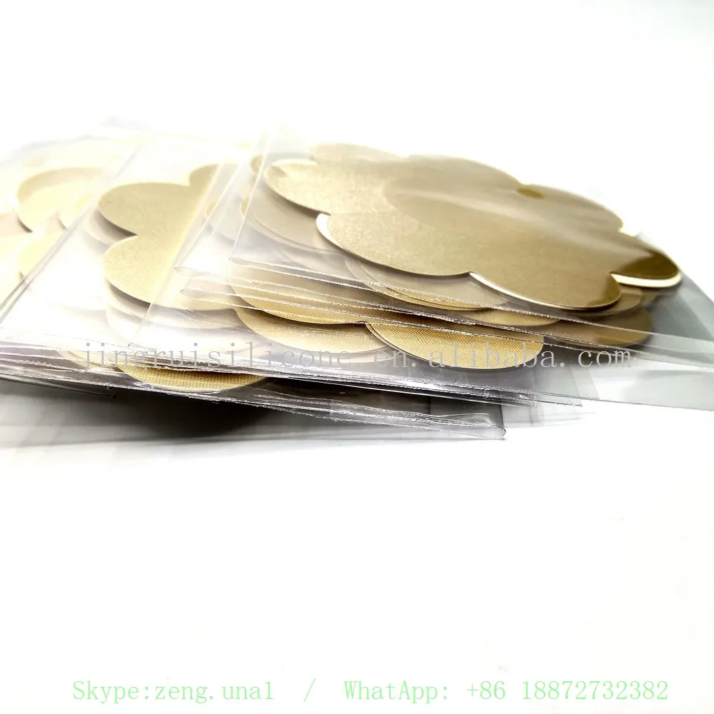 25 Pairs Nipple Pasties - White Satin Petal Covers | One Size Fits Most | Free Shipping