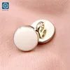 SK Factory Price Crystal Claw Acrylic White ABS Half Round Pearl Rhinestone Buttons for DIY Garment