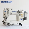 Best quality double needle post bed sewing machine HONKON Industry chainstitch sewing machine