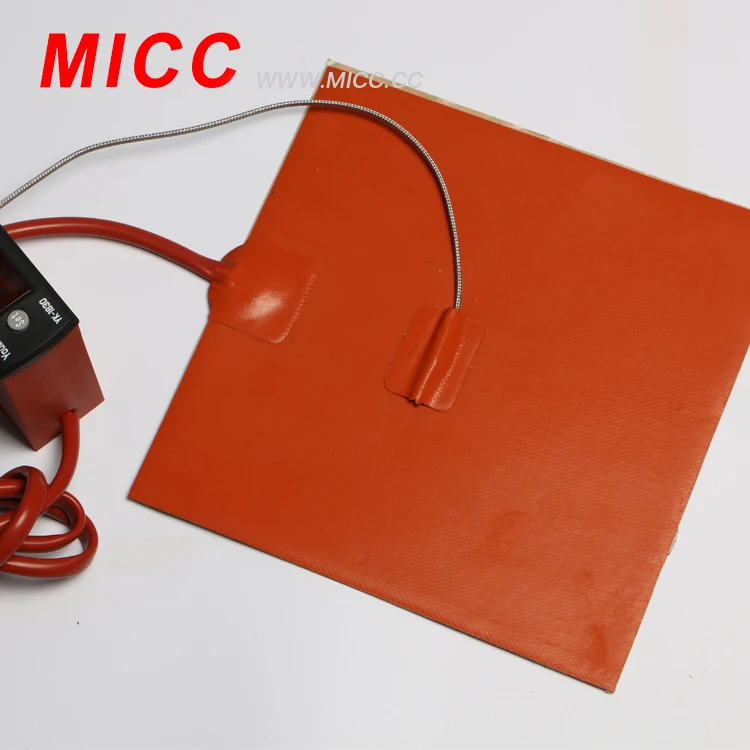 Micc Professional 12v Silicone Rubber Heating Hot Pad For Industrial