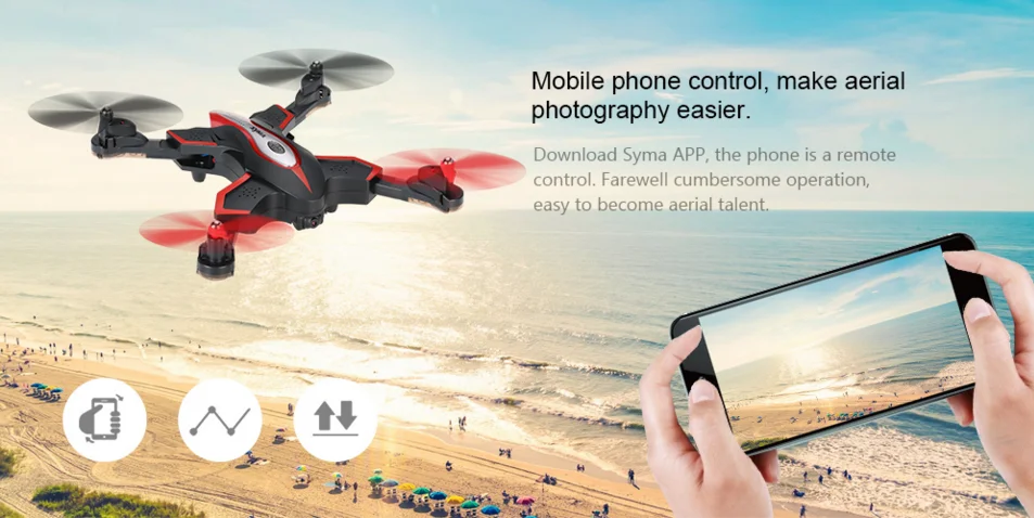 Foldable Rc Drone Syma X56w Drone Wifi Camera Fpv Rc Quadcopter 4ch 2