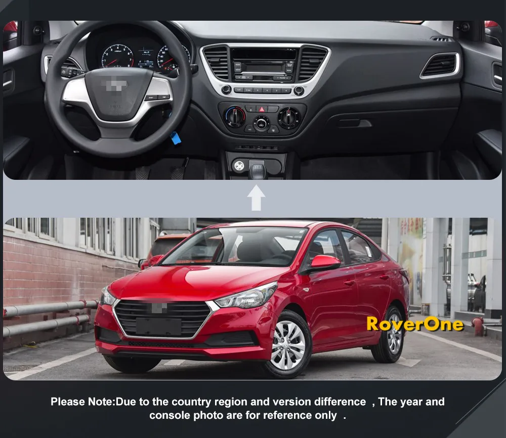 Sale For Hyundai Verna Solaris 2017 Android 9.0 2G+16G Quad Core Autoradio Car Radio Stereo GPS Navigation Multimedia Player NO DVD 2