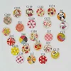 Manufacturers direct wooden printing children buttons cartoon cute wooden buttons custom 15mm