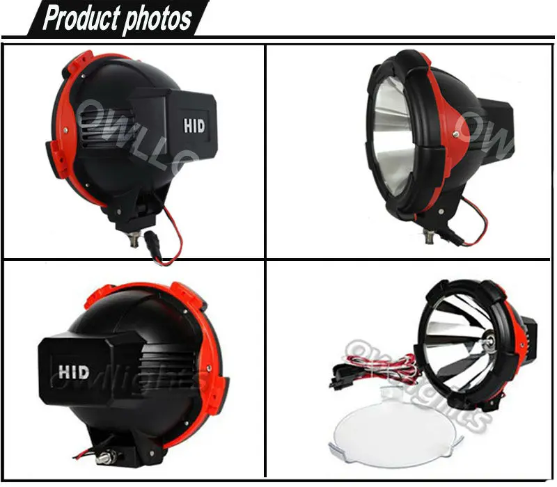 Free Sample!! 55w 7" Hid Offroad Spotlight Hid Xenon 70w Driving Lights