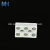 Hot sale steatite compression electrical heating element ceramic connectors terminal blocks with 1 pole, 2pole, 3pole, 8 pole