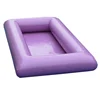 Air Tight Purple Color Inflatable Swimming Pools Water Amusement Park Water Slide Pool For Sale