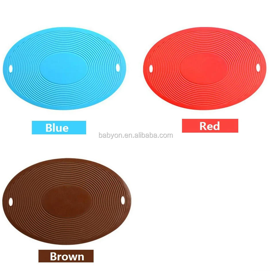 Best Selling Ovalshaped Silicone Table Mat Tableware Placemat Buy