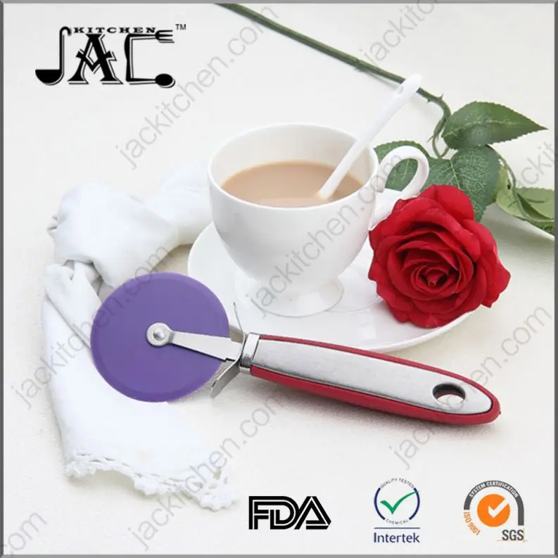 Soft Stainless Steel Coated Pizza Cutter Wheel