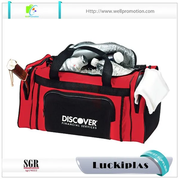 duffle bag with cooler compartment