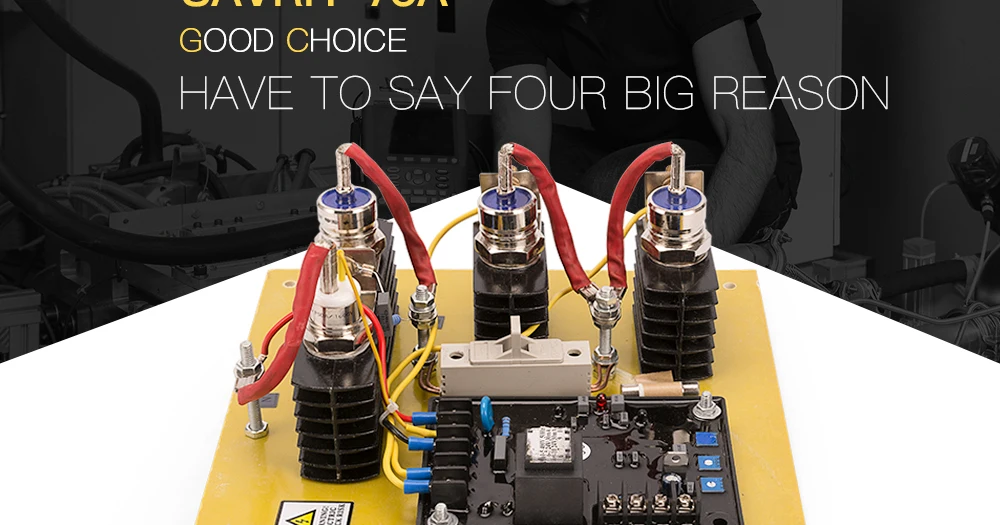 Diesel generator wave stabilizers avr three phase ac voltage regulator SAVRH-100A GAVR 100A