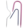 Aluminium Knitting Needle U Shape Cable Stitch Needle Smooth Crochet Hook Device Sewing for Hand Knitting Yarn