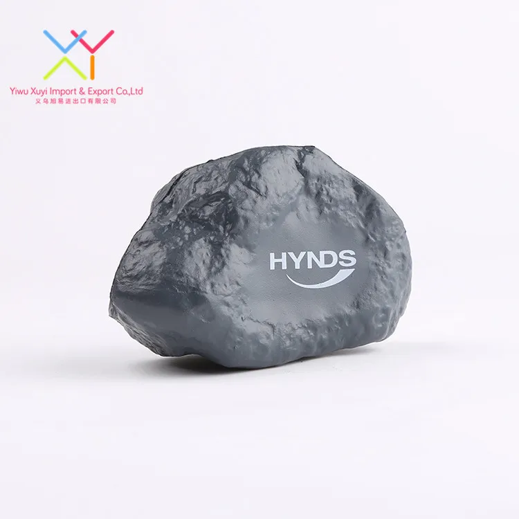 PU foam stone shape stress ball,Customized popular designs anti stress ball