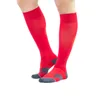 Anti-slip and Shock Absorption Football Running Basketball Sock High Tube Towel Bottom Absorb Compression Bamboo Soccer Red Sock