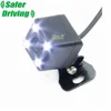 Saferdriving led night vision rearview car camera backup car cam reverse universal car camera cable(XY-1668)