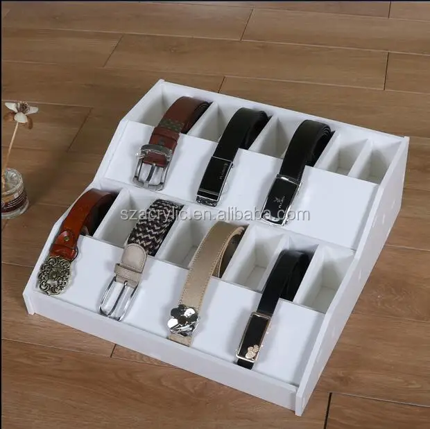 NUBEE Belt Organzer, Acrylc Belt Storage Holder For The Closet, 7
