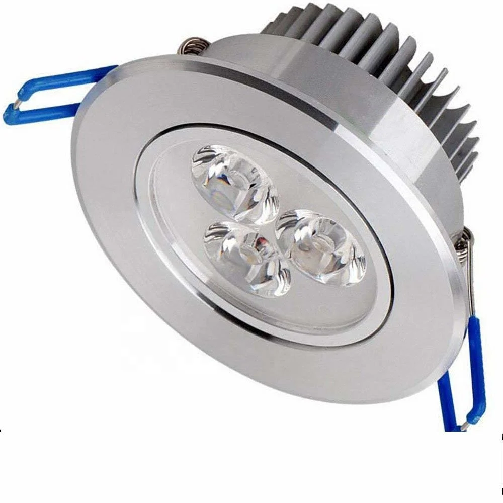 Super bright 3w 220v warm white recessed led ceiling dimmable spotlight