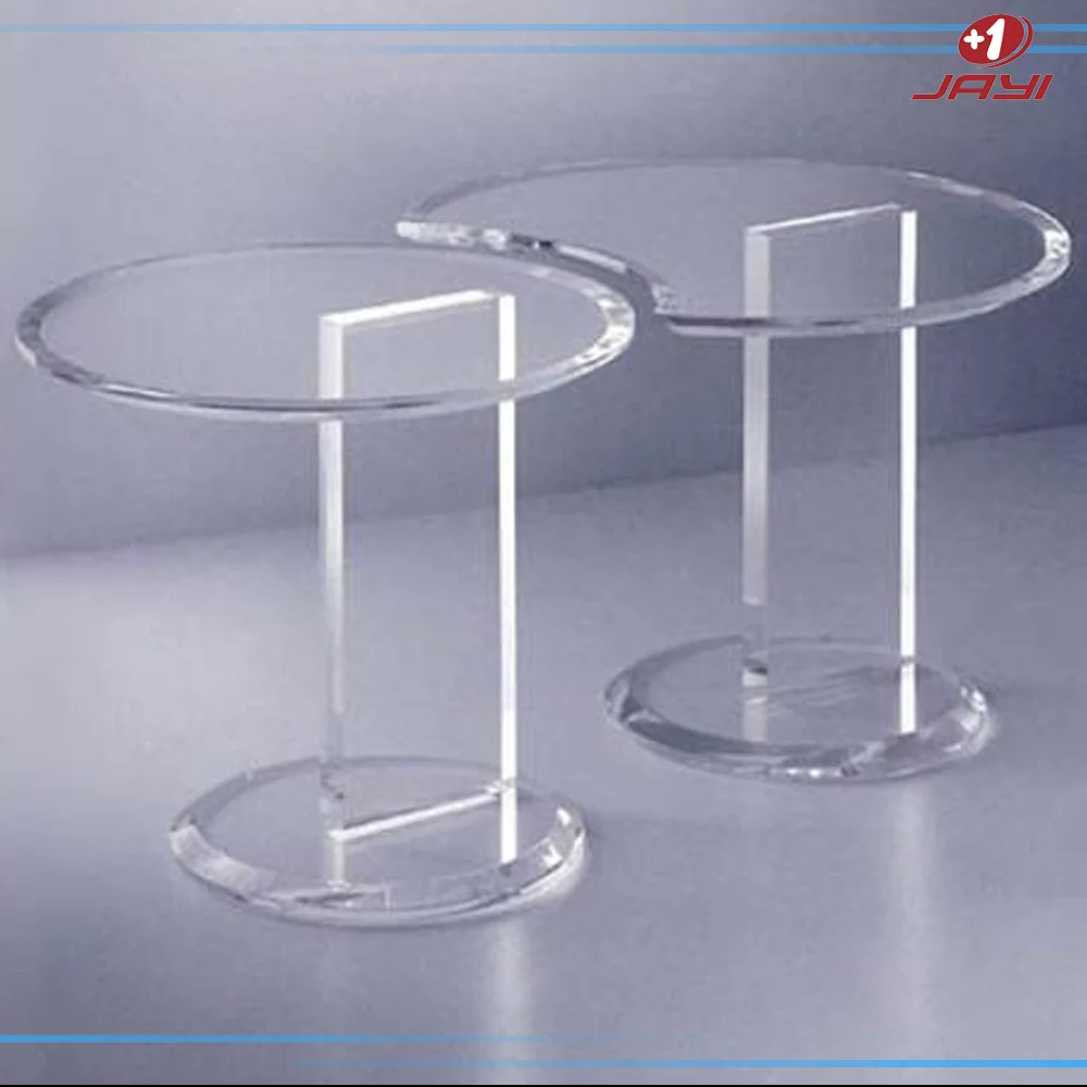 Custom Made Clear Square To Round Plexiglass Round Table Top Buy Plexiglass Round Table Top