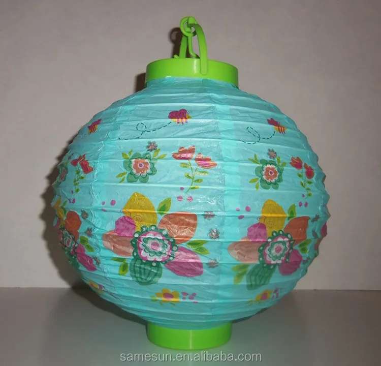 Hanging Paper Lantern With Led Light Buy Paper Lantern With Led Light