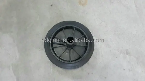 100L/120L dust bin rubber wheels 195mm