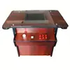19 inch LCD screen 680 games Pandorabox 4S red wooden cocktail table top joystick arcade amusement gaming machine for 2 players