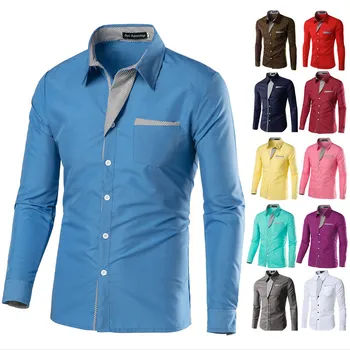 mens plain formal shirts