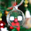 2016 Clear Christmas glass snow ball ornaments bulk