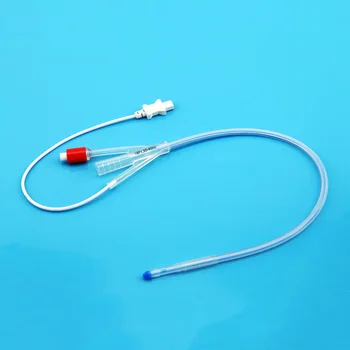 3-way Temperature Sensor Urinary Catheter All Silicone Three Chamber ...