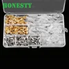 100 pcs Dia 3.9mm Brass Bullet Connectors Plug Crimp Terminal Switch Cable Wire Connection Terminal Male &Female with Cover Case