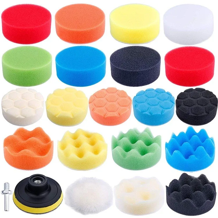 6inch Car Polishing Pads Backing Pad And Wool Buffing Pad Kits Buy