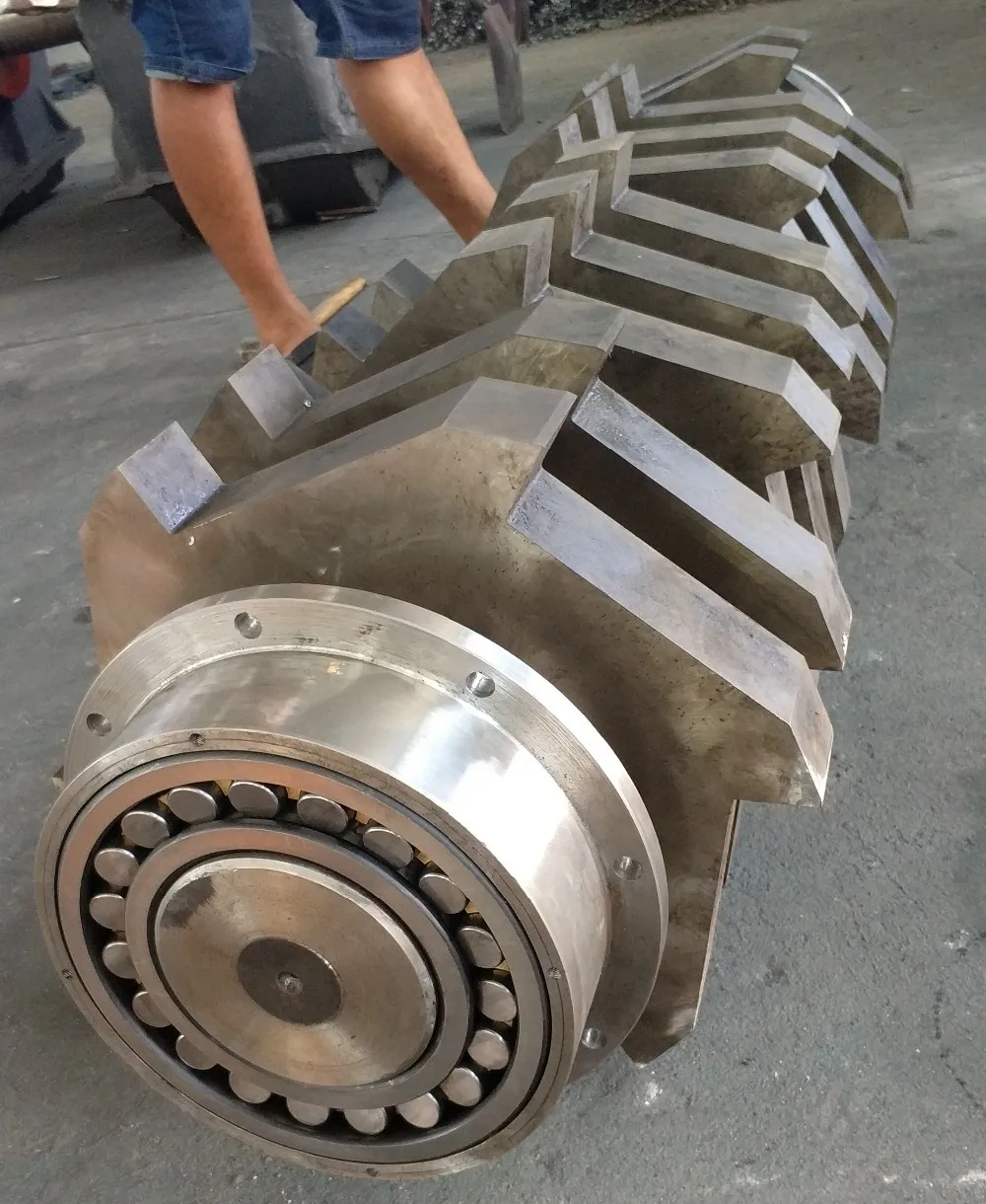 High Quality Double Shaft Shredder Blades And Knives Plastic Shredder