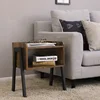 Wholesale Furniture Distributors Black And Brown Nightstand Discount Side Tables Small Bedside Unit
