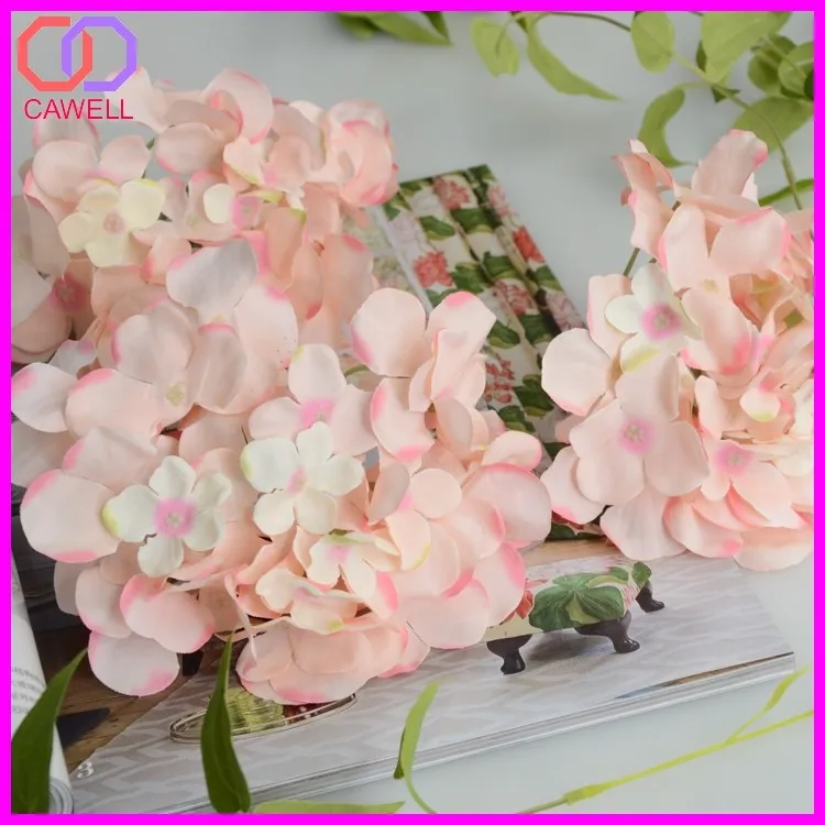 Wholesale Peach Color Silk Flowers Artificial Hydrangea Buy
