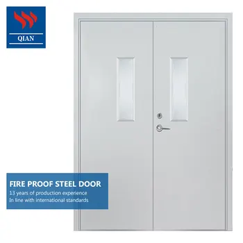 Hour fire rated door with vision panel