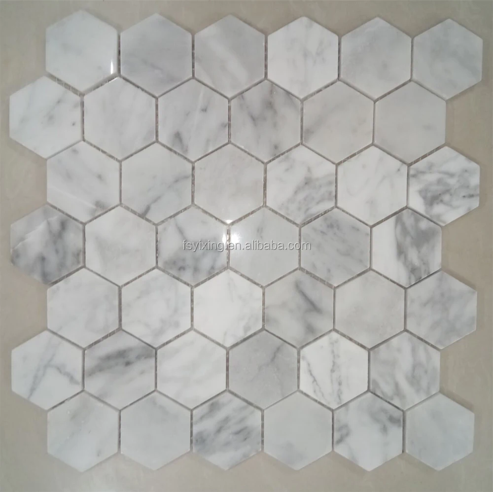 wandfliesen: wandfliese hexagon