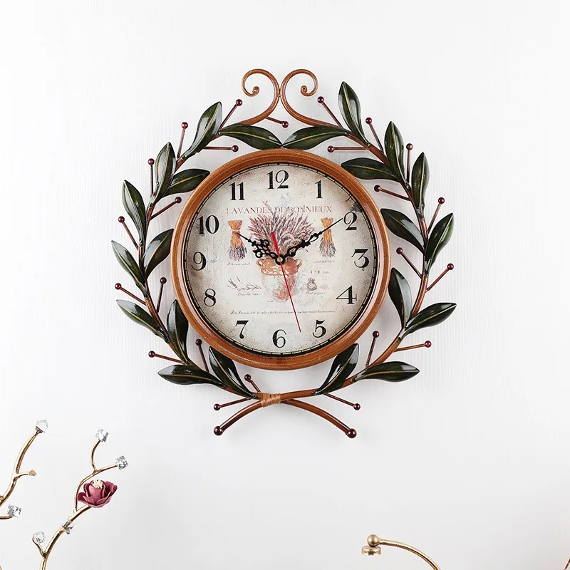 Современный цветок в форме украшения дома настенные Висячие часы