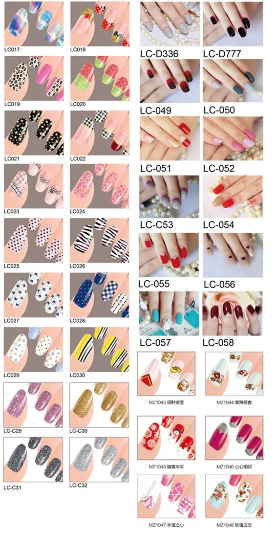 Huizi beauty nail stickers nail art 2d stickers nail polish stickers
