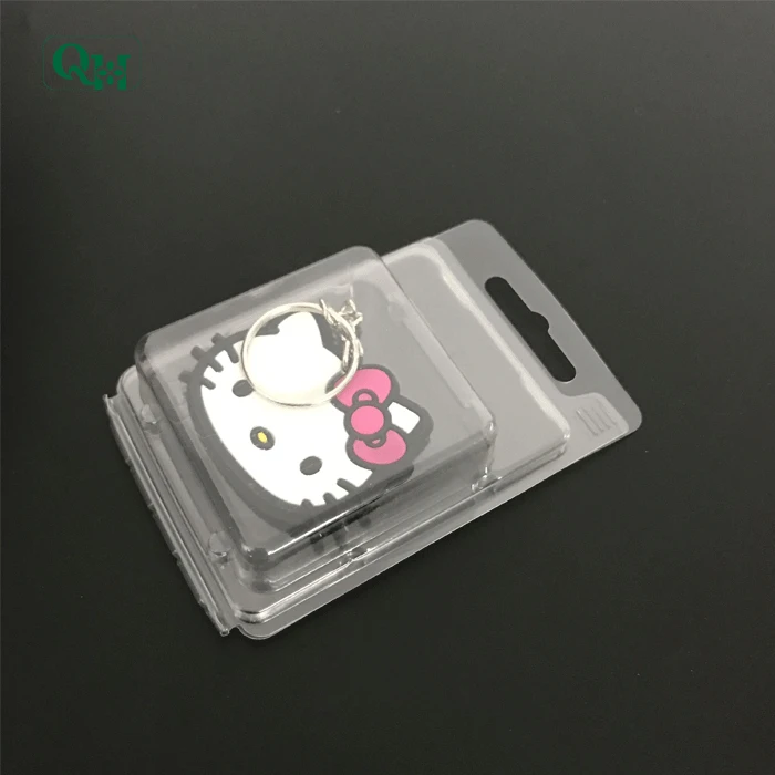 High quality blister packaging PET for Hello kitty key ring