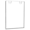 A4 size 8.5 x11 5x7 inches clear wall mounted acrylic certificate pictures display frame document sign holder with screw holes