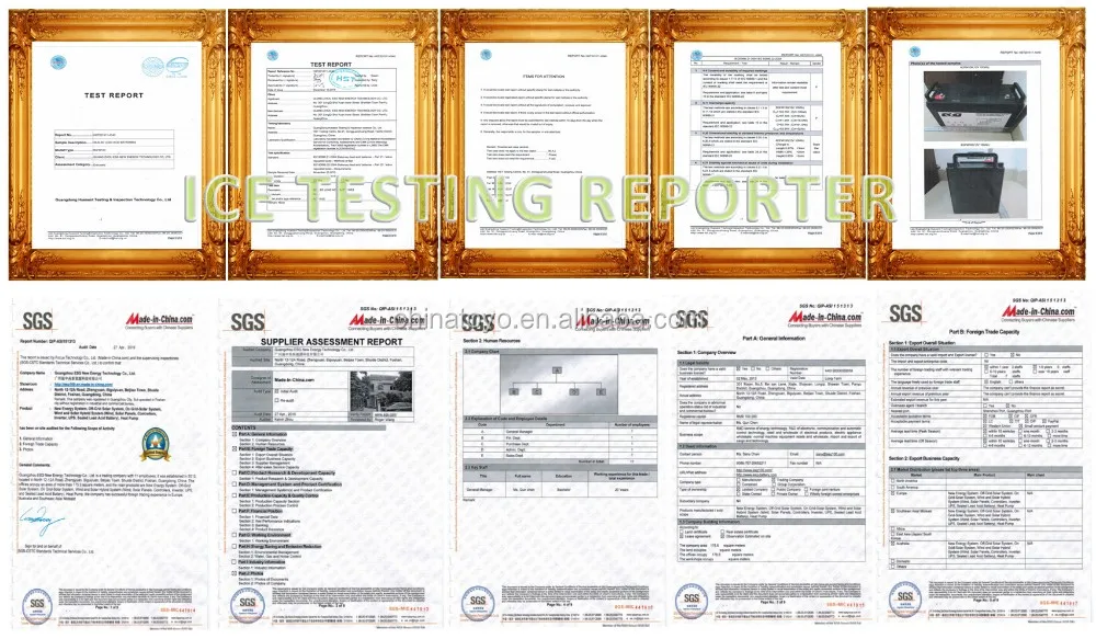 ICE-TESTING REPORTER