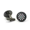 Wholesale Elegant Men Accessory Round Compass Cufflinks