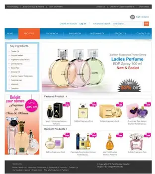 Belanja Online  Template Untuk Kosmetik Desain  Web Buy 