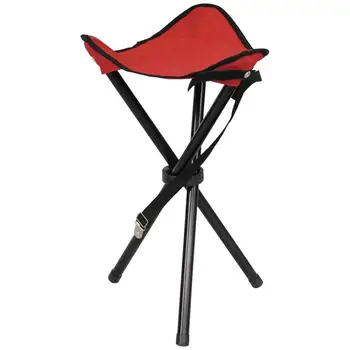 Outdoor Furniture Portable Tall Folding Camping Fishing Stool