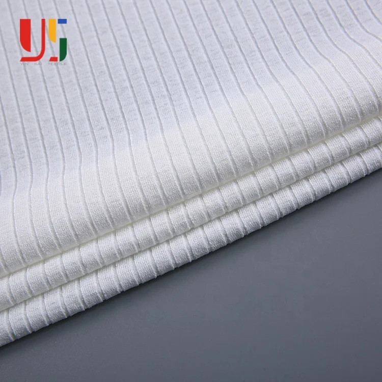 Doris 8 3 Branco Jacquard Costela Tubular De Poliester Spandex Tecido Malha Canelada Buy Tecido Costela Costela Tubular Tecido De Malha De Poliester Tecido Spandex Product On Alibaba Com