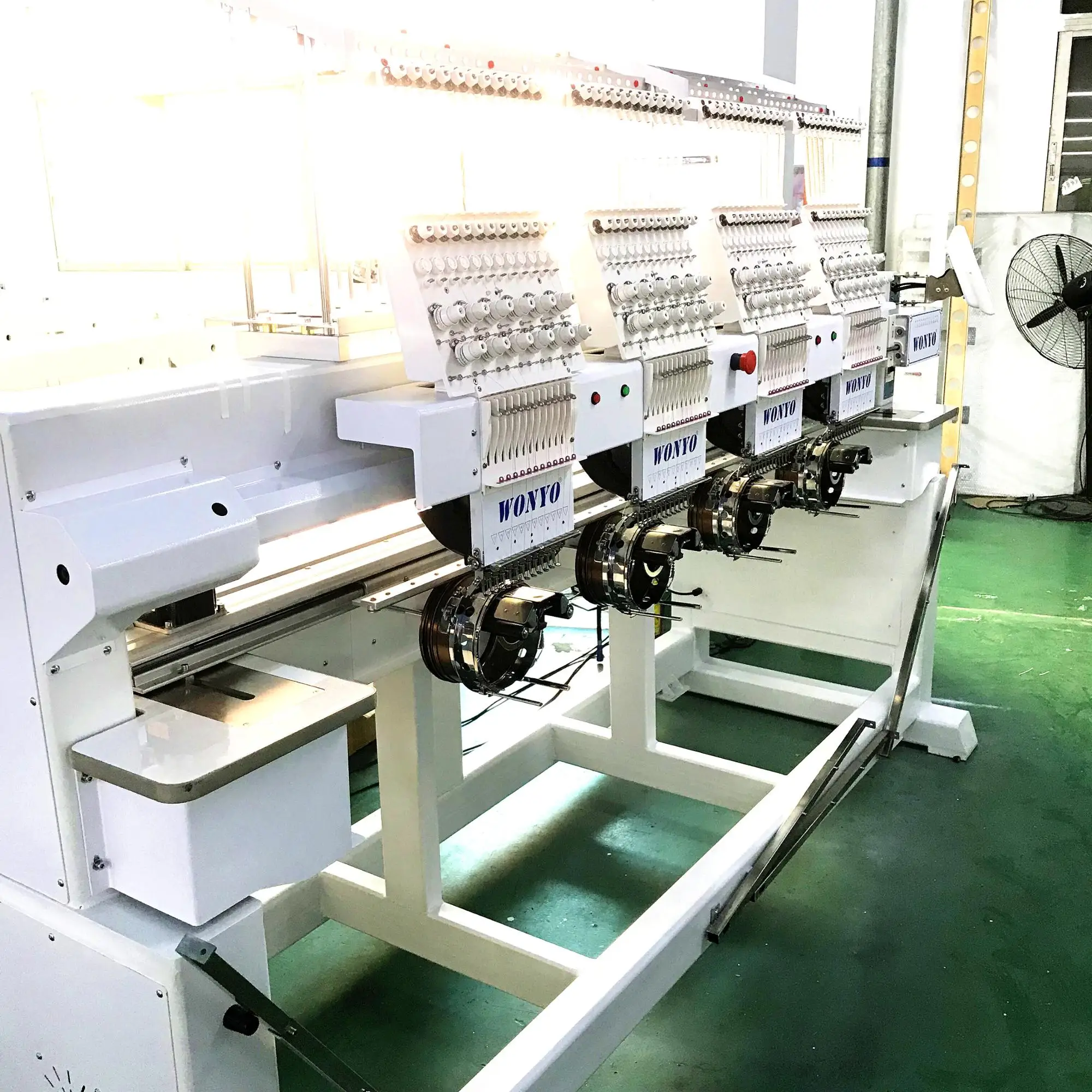 4 Heads Wonyo Needles Embroidery Machine Second Hand Industrial