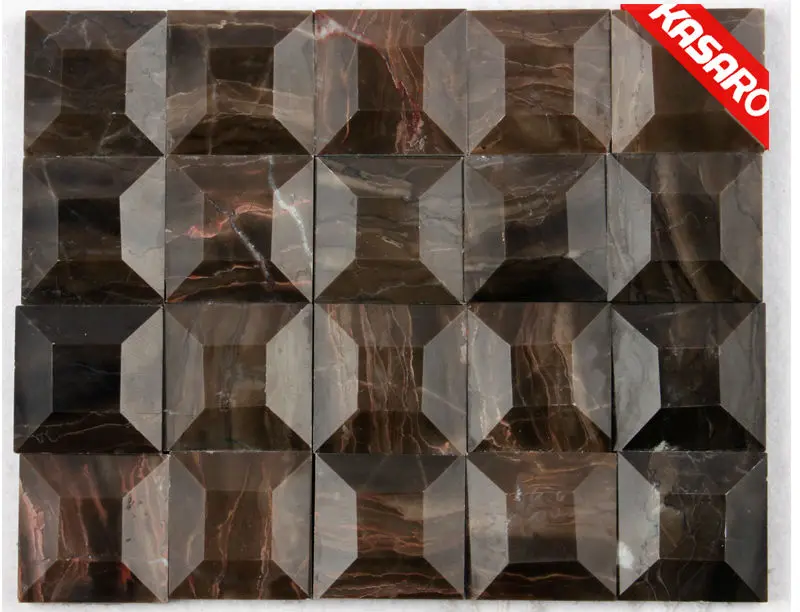 Chocolate Brown Tile, Chocolate Marble Tiles, Natural Stone Chocolate Marble Tiles (KS20130005)