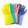 Wholesale price fruit washing colorful silicone rubber dish washing gloves oven mitts made in China